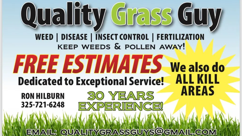Top-rated lawn care service experts serving Merkel, TX - Quality Grass Guys