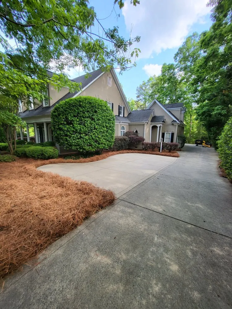 Custom garden landscaping in Indian Trail, NC - Quality Green Grass