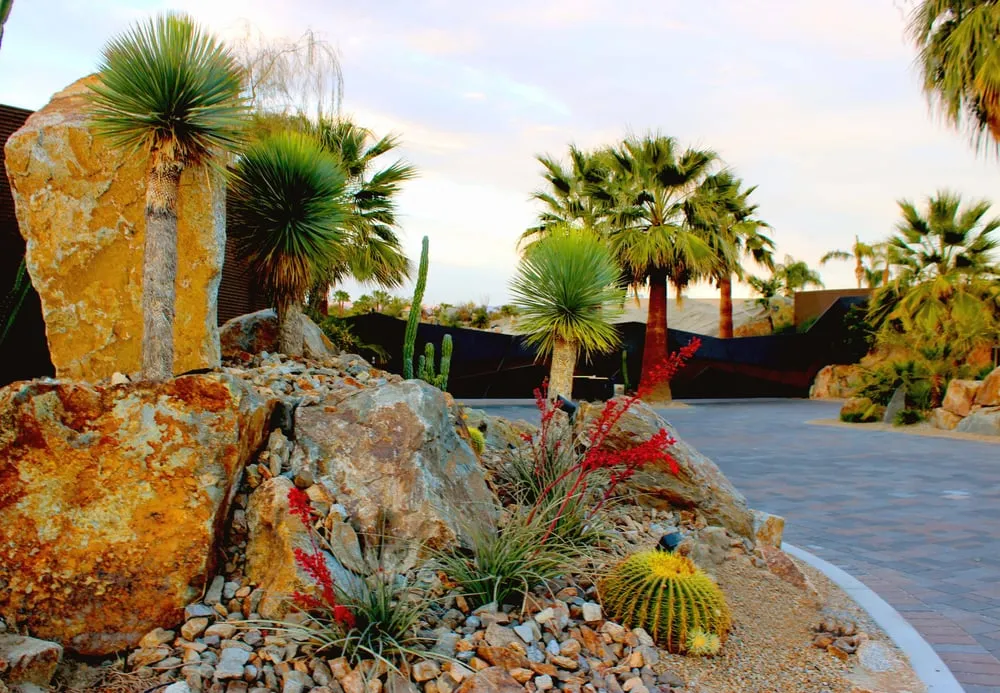 Top-rated yard maintenance for beautiful yards in Thousand Palms, CA by Quality Green Landscaping