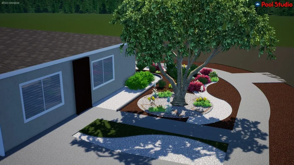 Custom landscape installation in Los Altos, CA - Quality Green