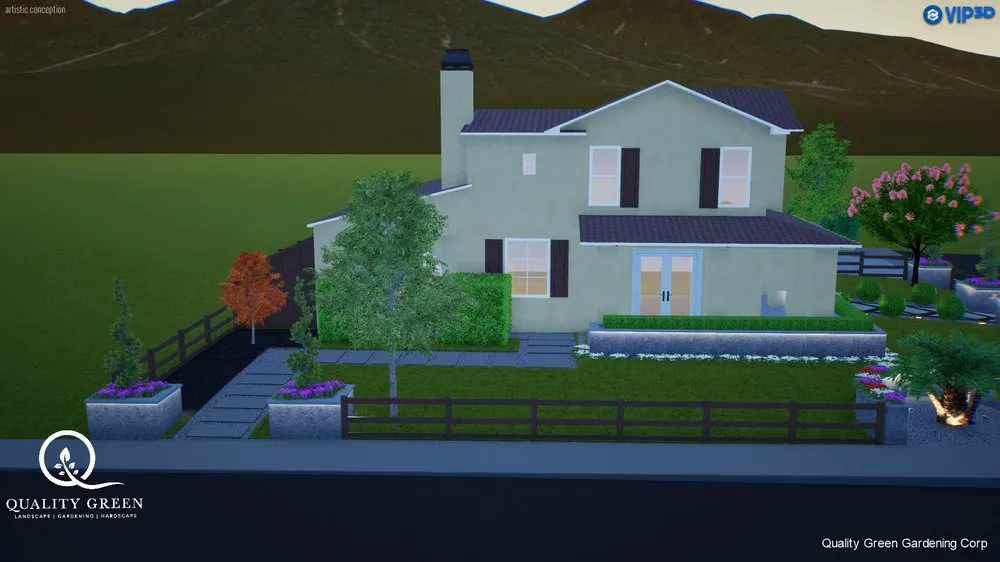 Custom residential landscaping in Los Altos, CA by Quality Green