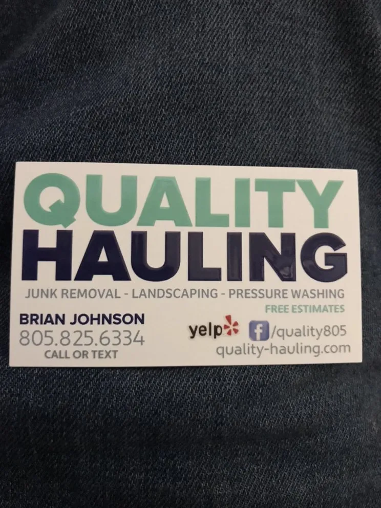 Professional landscaping services in Los Osos, CA - Quality Hauling