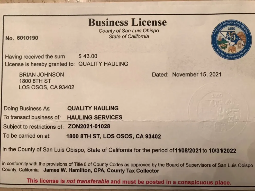 Trusted landscape installation in Los Osos, CA by Quality Hauling