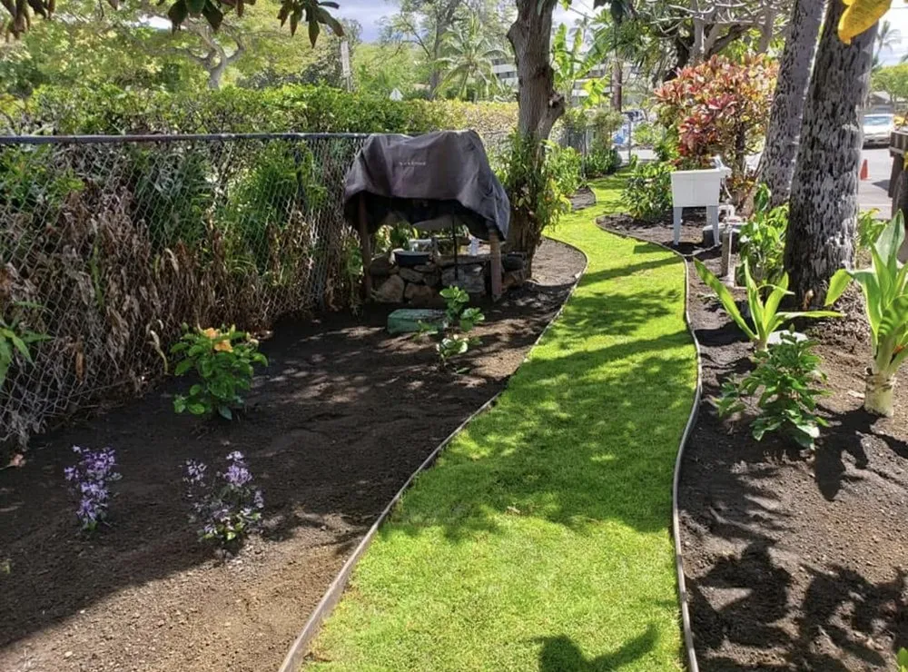 Expert garden landscaping in Kalaoa, HI by Quality Hawaiian Landscape