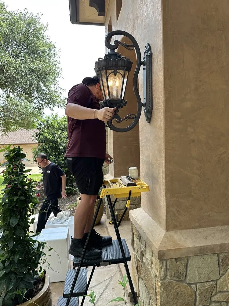 Expert yard cleanup service for year-round maintenance in Georgetown, TX by Quality Illuminations