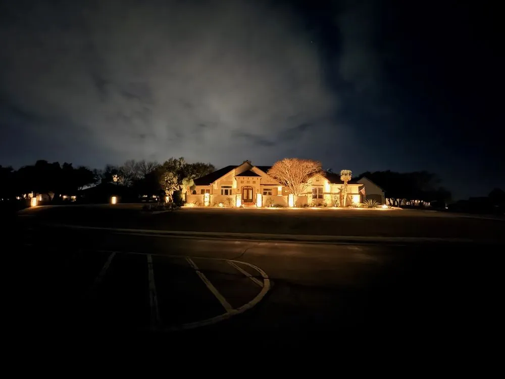 Expert outdoor landscaping for residential properties in Georgetown, TX by Quality Illuminations