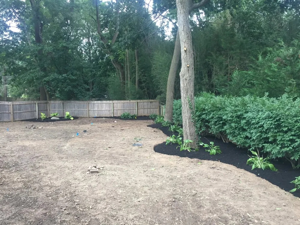 Local garden landscaping with custom design in Huntington, NY by Quality Island Landscaping