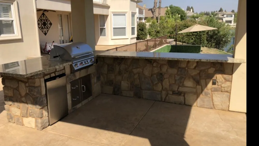 Custom landscape installation with custom design across Clovis, CA - Quality Landscape & Maintenance