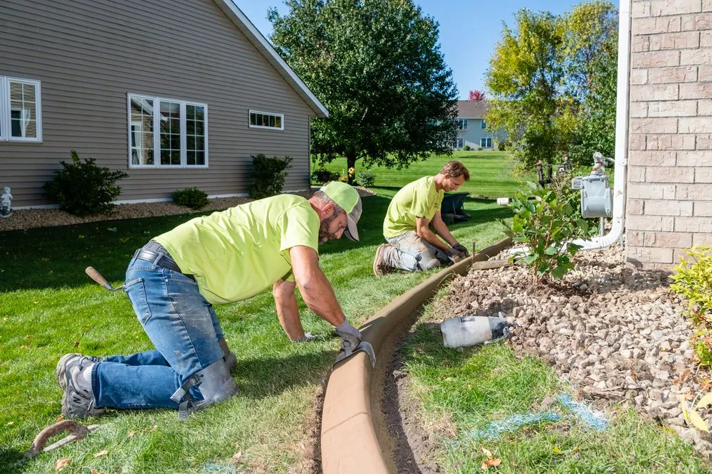 Custom garden landscaping in Hastings, MN - Quality Landscape Curbing