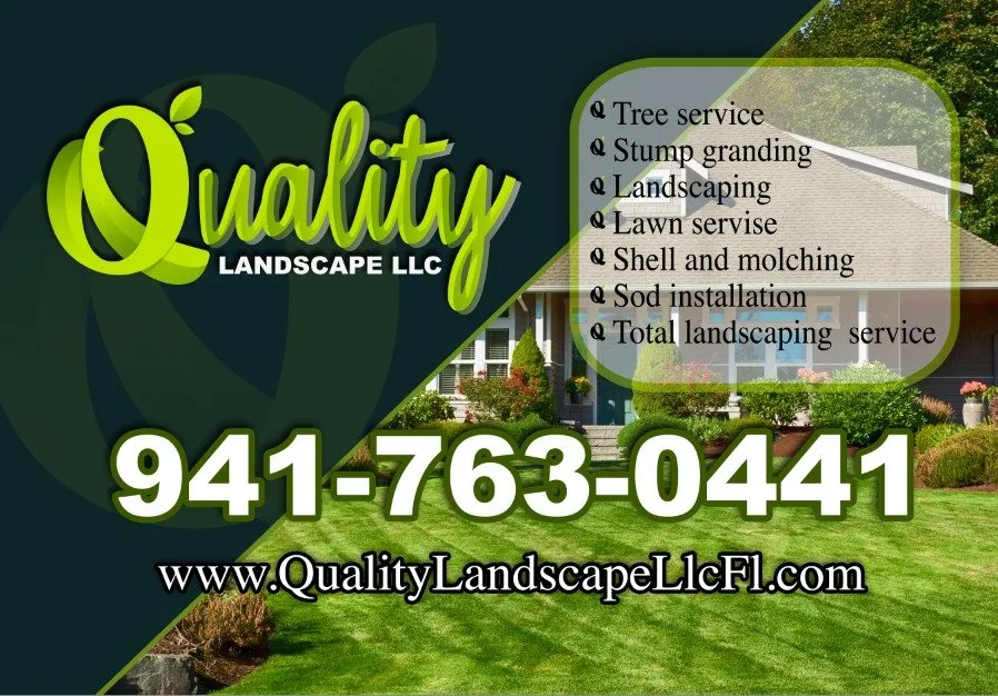 Custom residential landscaping in Englewood, FL by Quality Landscape