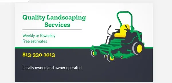 Quality Landscaping Services Logo