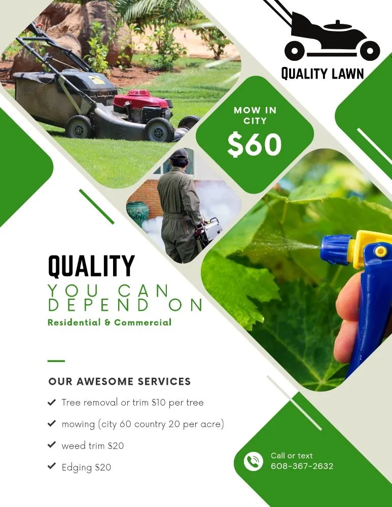 Custom lawn mowing service in Beloit, WI - Quality Lawn