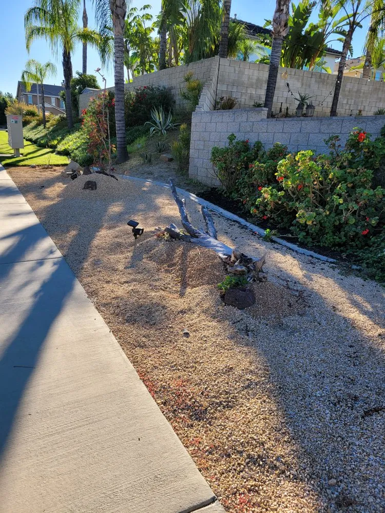 Professional garden landscaping with custom design across Muscoy, CA - Quality lawn care & Maintinance