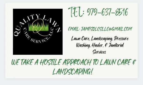 Quality Lawn Care Service Logo