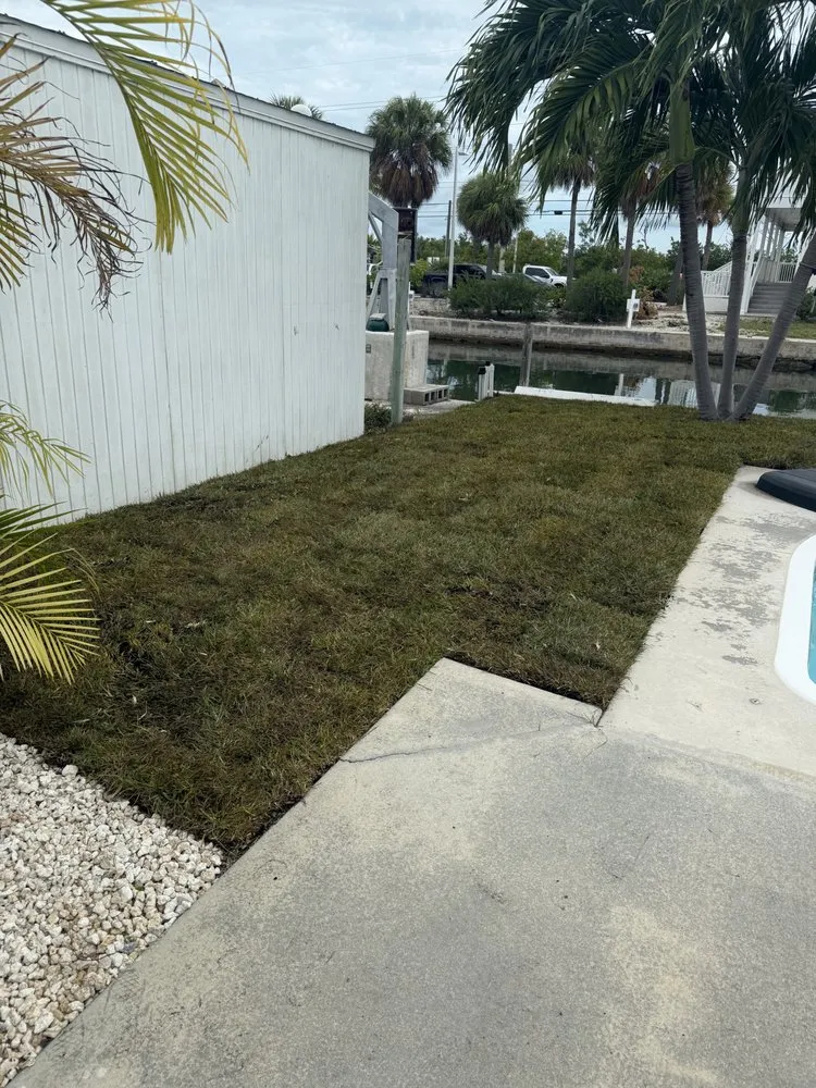 Professional garden landscaping in Key West, FL by Quality Lawn Service