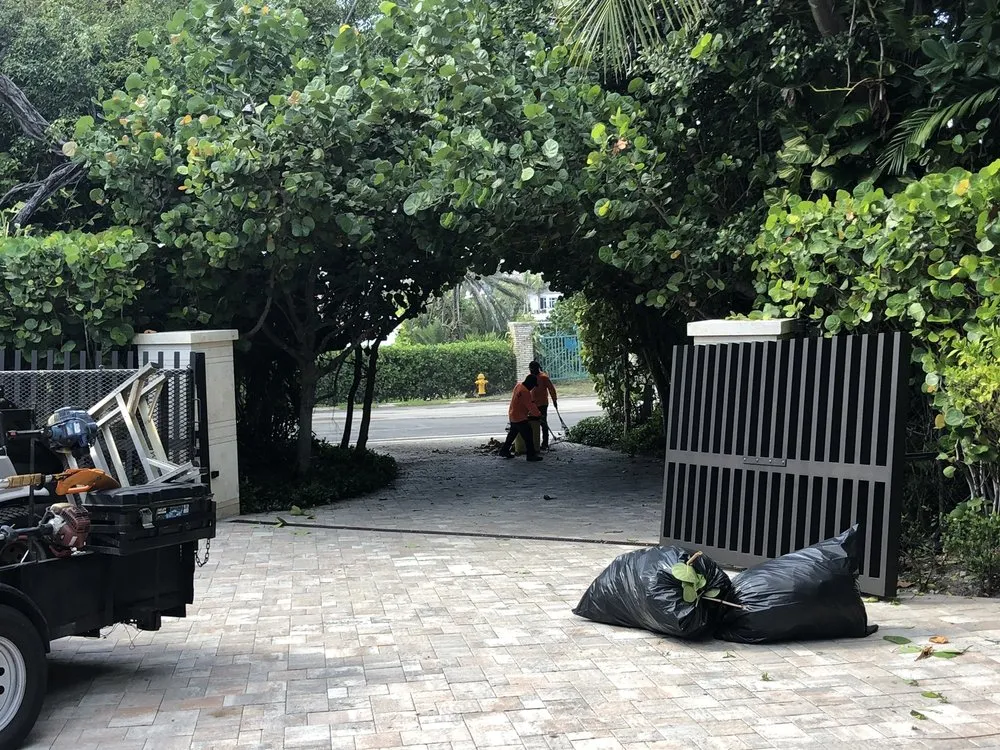 Custom landscape installation for residential properties in Deerfield Beach, FL by Quality Lawncare & Landscaping