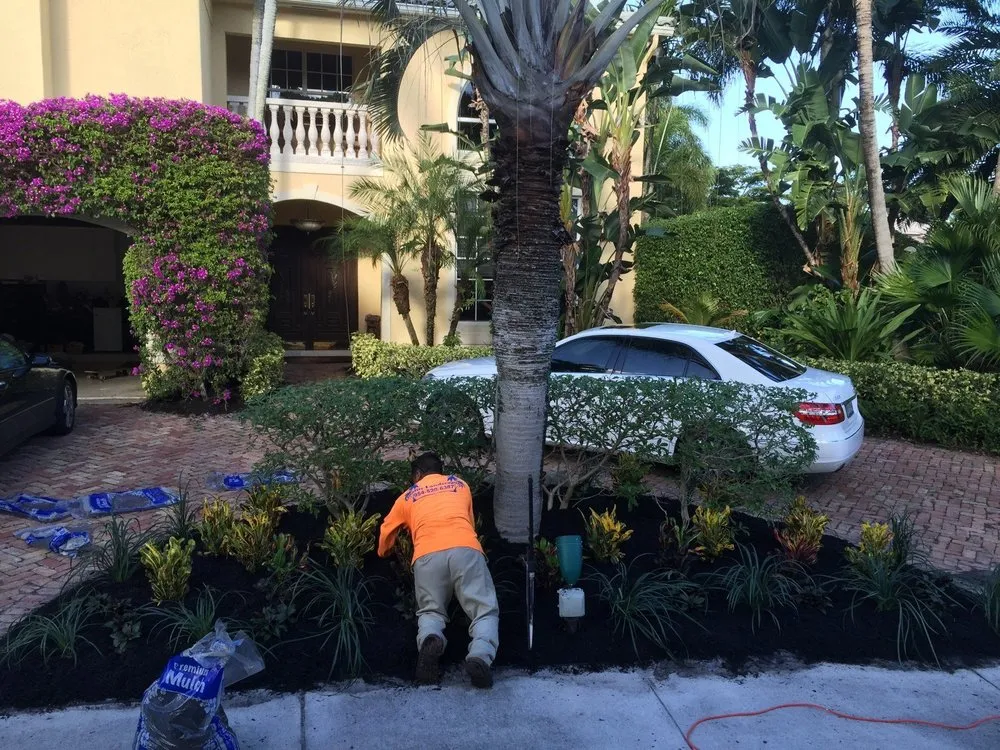 Trusted residential landscaping with custom design in Deerfield Beach, FL by Quality Lawncare & Landscaping