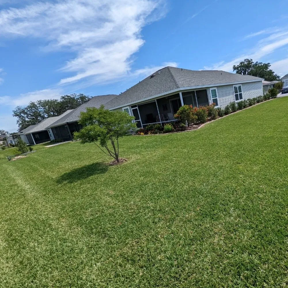 Custom landscape design in Wildwood, FL by Quality Patrol Lawn Services