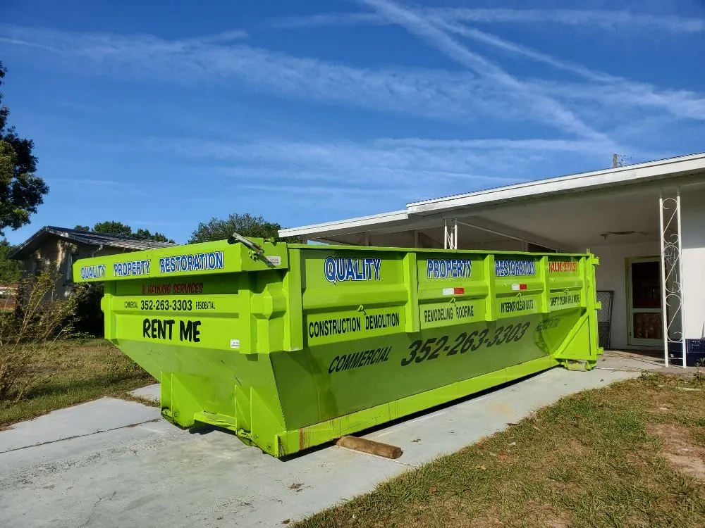 Expert landscape installation in Brooksville, FL by Quality Property Restoration, Tree and Dumpster Services