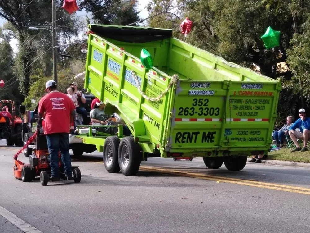 Expert landscaping services for residential properties in Brooksville, FL by Quality Property Restoration, Tree and Dumpster Services