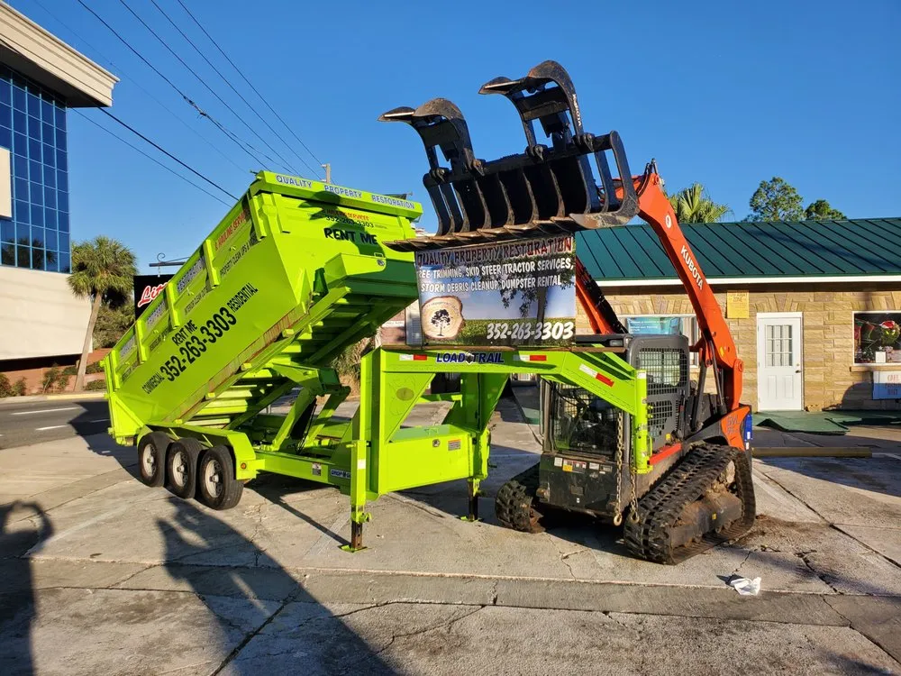 Affordable residential landscaping in Brooksville, FL by Quality Property Restoration, Tree and Dumpster Services