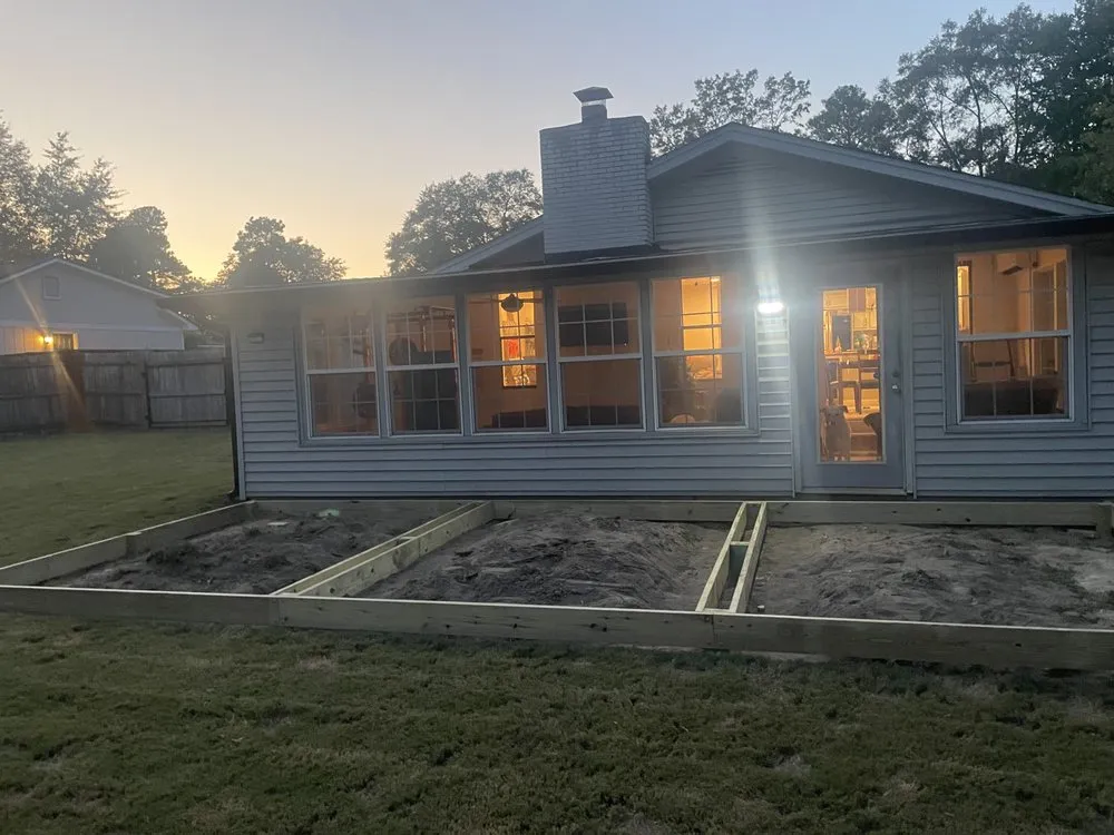 Custom garden landscaping for residential properties in Martinez, GA by Quality Property Services