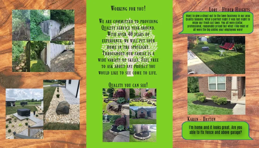 Trusted landscape design in Dayton, OH by Quality Seasons