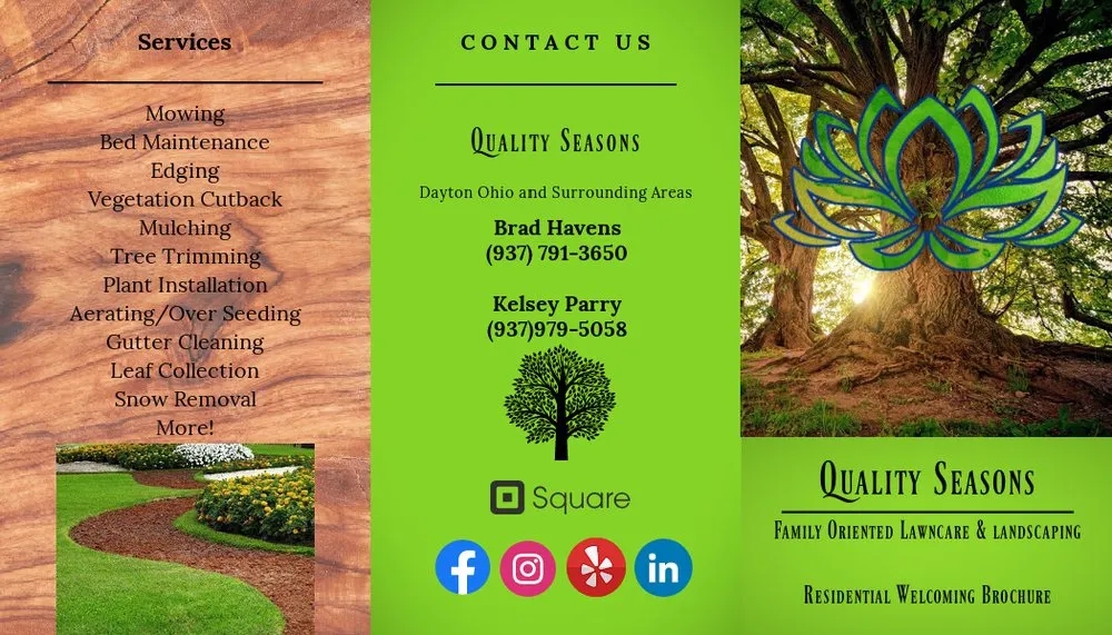 Professional landscape design with custom design across Dayton, OH - Quality Seasons