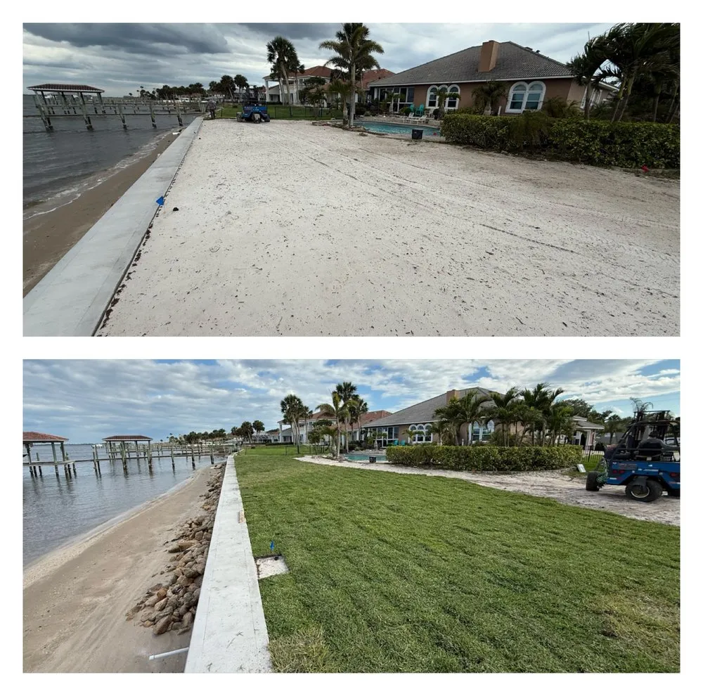 Custom yard cleanup service in Deltona, FL by Quality Sod & Excavation