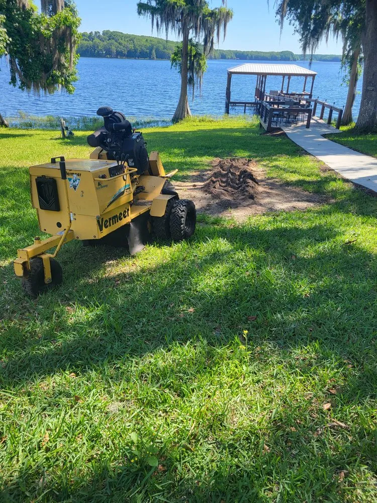 Custom outdoor landscaping for beautiful yards in Brooksville, FL by Quality Stump Removal And Land Services