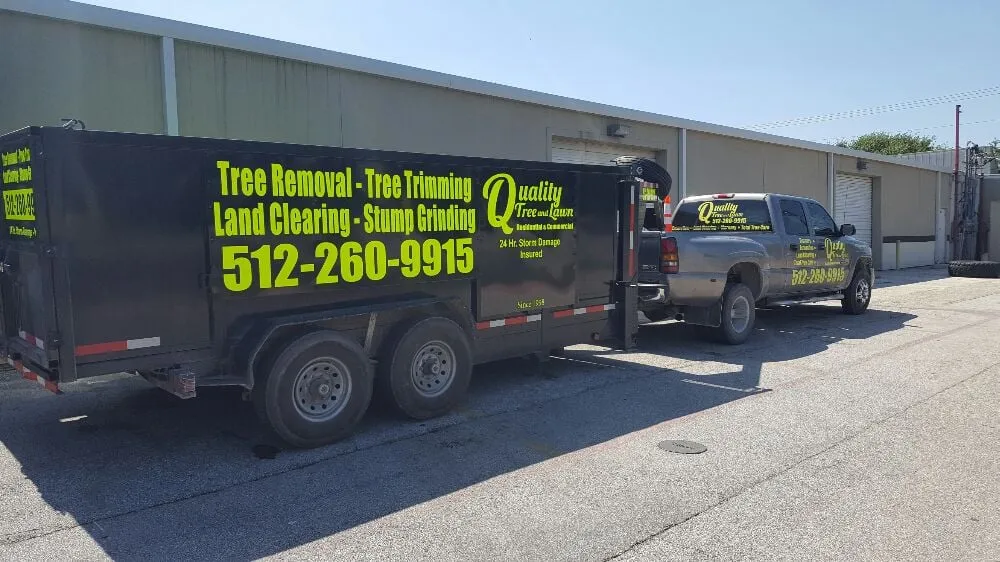 Top-rated yard cleanup service for beautiful yards in Leander, TX by Quality Tree and Lawn
