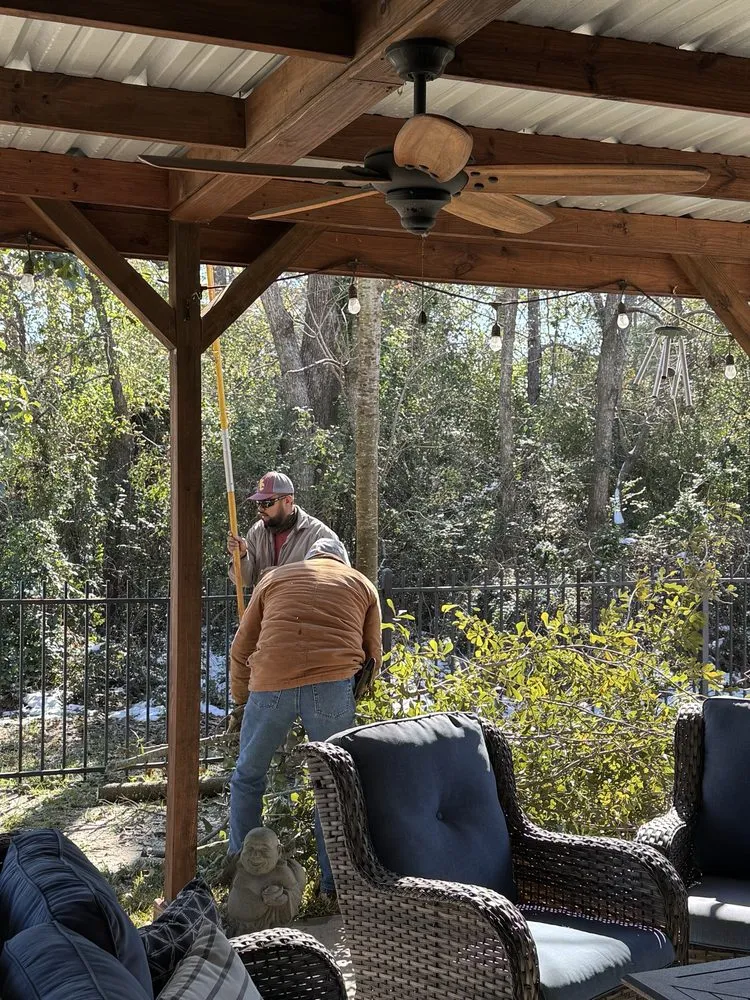 Local outdoor landscaping for residential properties in Houston, TX by Quality Tree Service and Landscaping