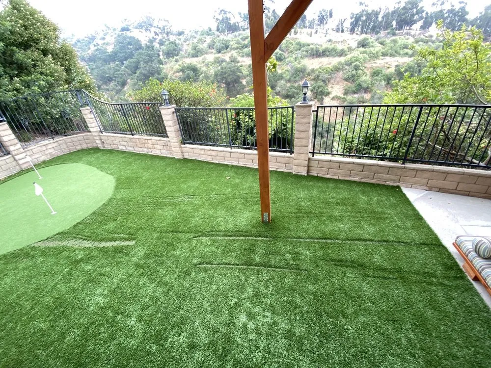 Top-rated outdoor landscaping with custom design across Rancho Cucamonga, CA - Quality Turf Construction