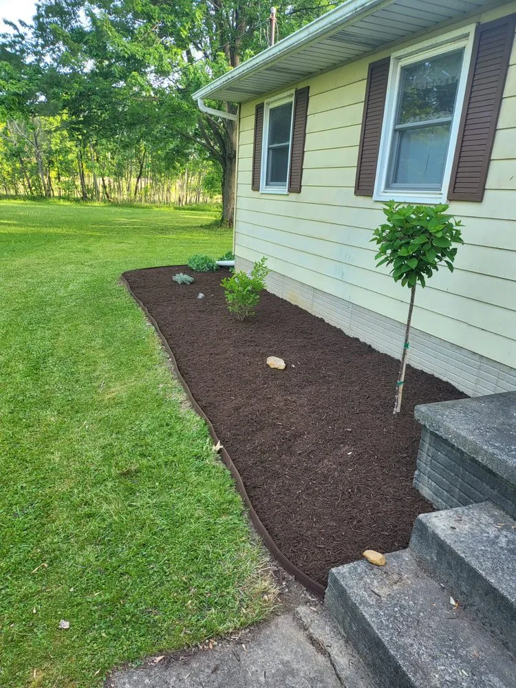 Custom outdoor landscaping for residential properties in Litchfield, OH by Quality Value Landscaping