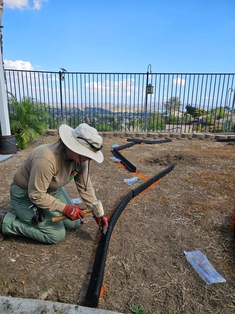 Affordable landscape installation in Lake Elsinore, CA by Quality Yard and Home Maintenance