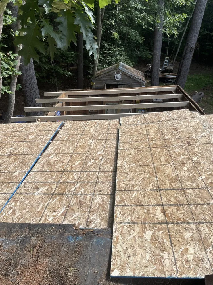 Custom landscape installation in Lebanon, ME by Quantum Home Services