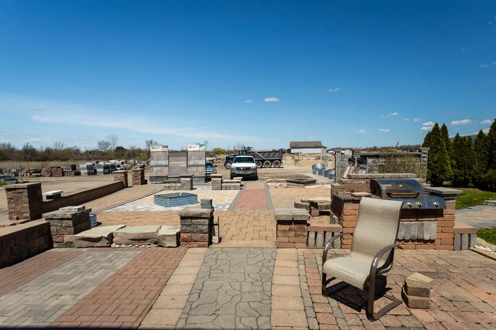 Custom landscape installation in Casco, MI - Quarry Gardens