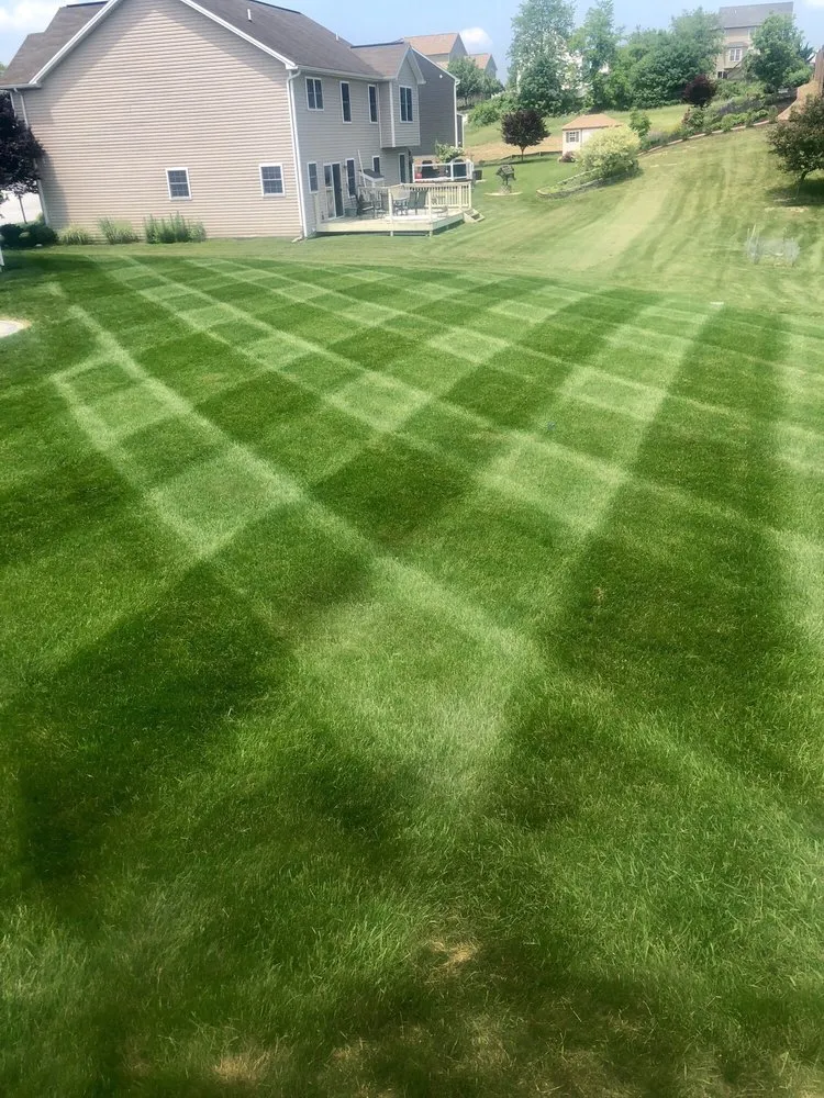 Custom landscape installation in Lower Paxton Township, PA by Quartmon’s Landscaping