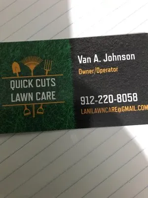 Quick Cuts Lawn Care Logo