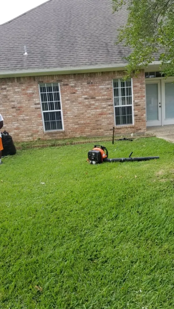 Local yard cleanup service for beautiful yards in Tyler, TX by Quick Drops Lawn Care