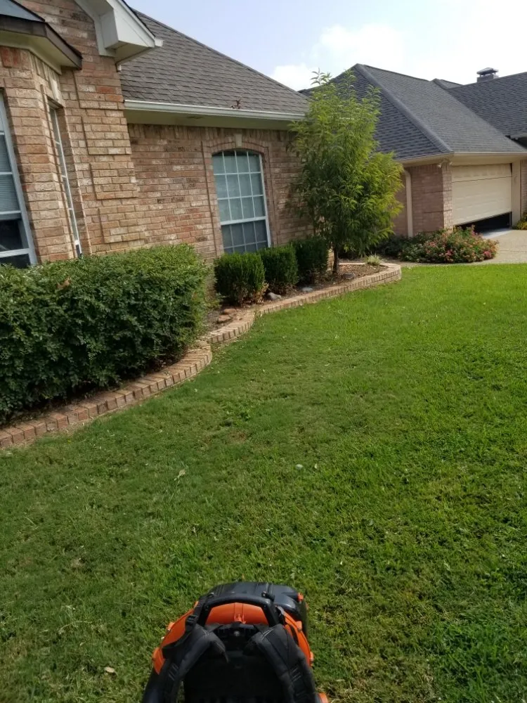 Local landscape installation in Tyler, TX by Quick Drops Lawn Care