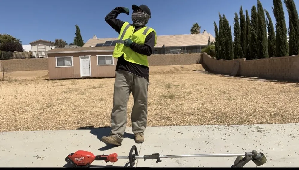 Custom yard cleanup service in Apple Valley, CA by Quick Fix Landscaping