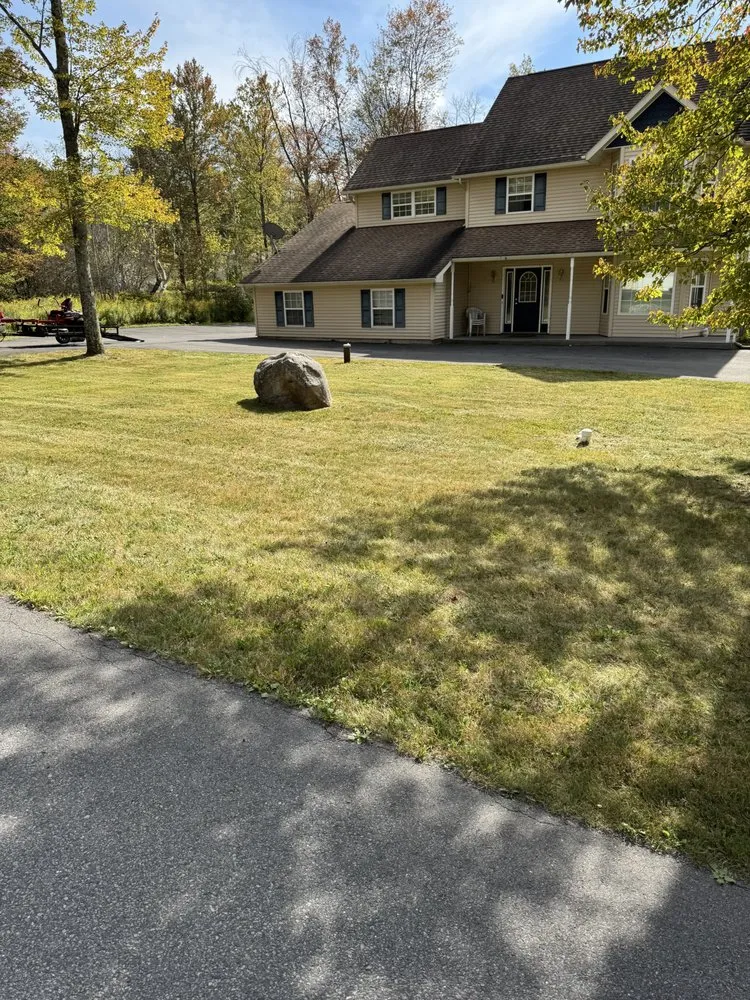 Custom landscape design with custom design in Stroudsburg, PA by Quick Fix