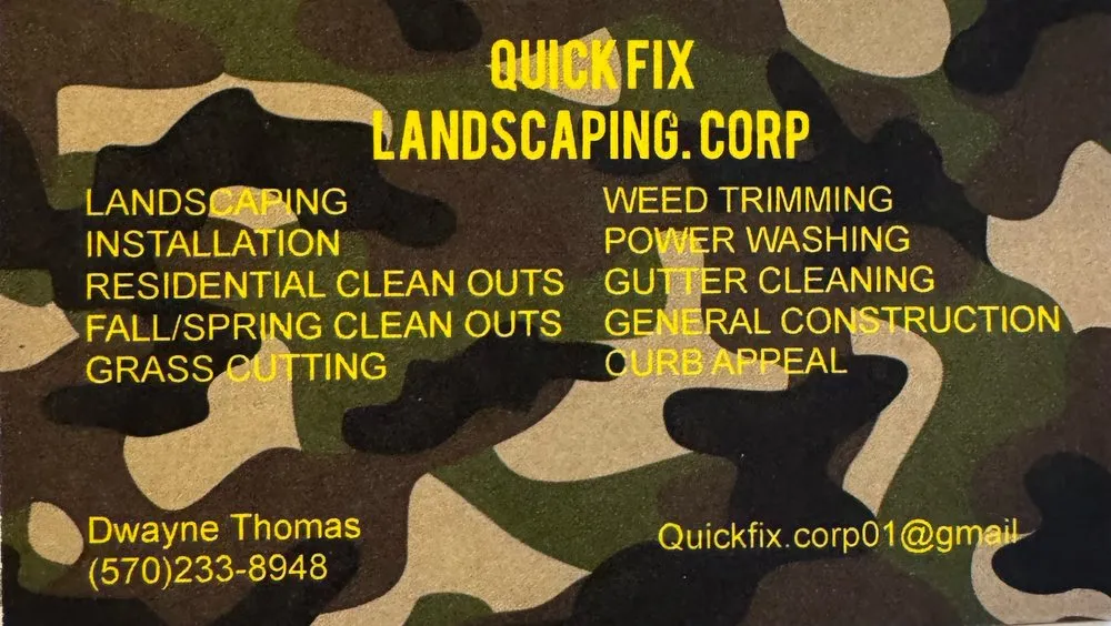 Custom landscape design in Stroudsburg, PA - Quick Fix