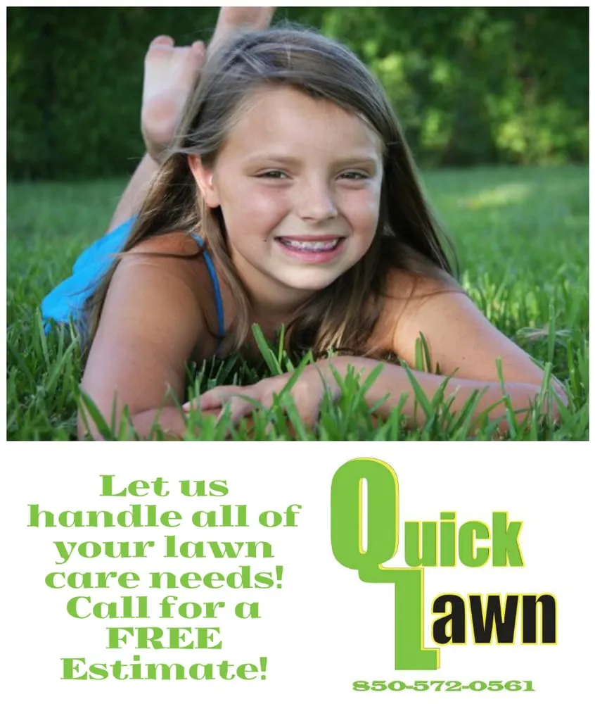 Local lawn care service for residential properties in Cantonment, FL by Quick Lawn