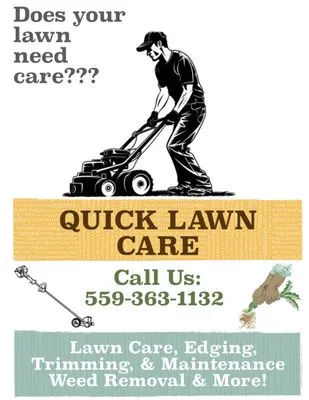 Quick Lawn Care Logo