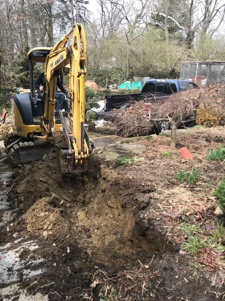 Professional landscape installation in Norristown, PA by Quick lawn care services