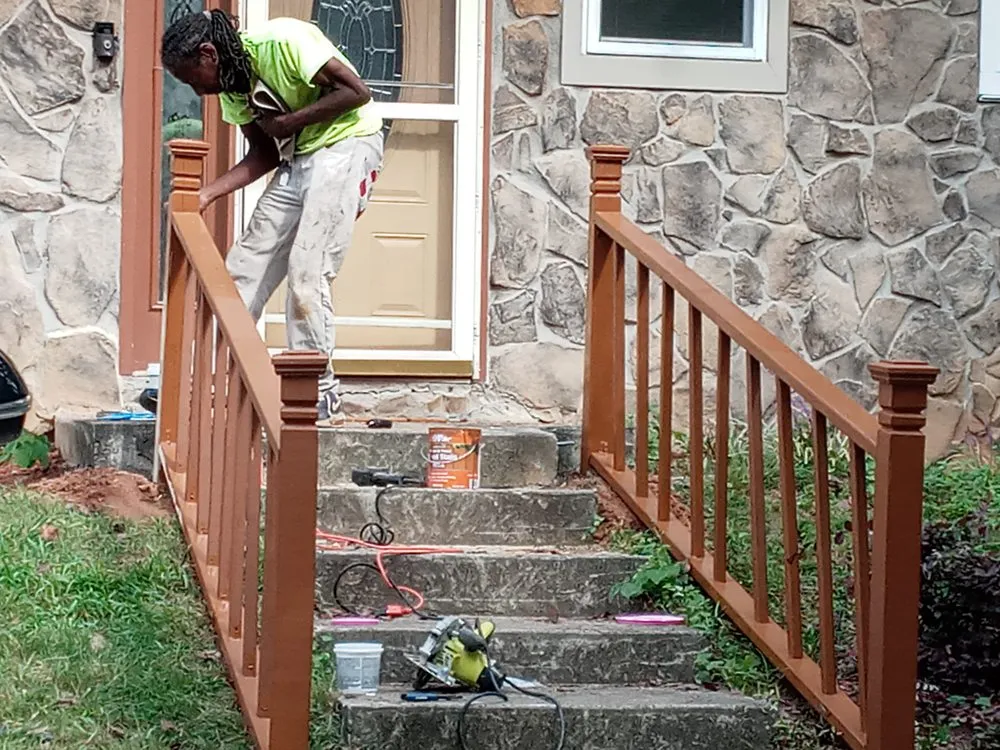 Custom landscape installation in Atlanta, GA by Quick N Perfect Services