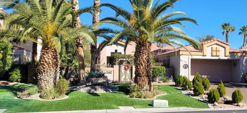 Trusted lawn mowing service for homes in Henderson, NV by Quick Pickk
