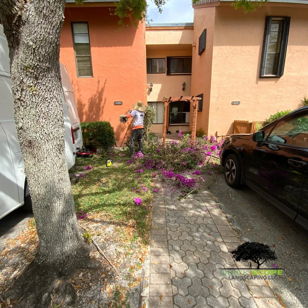 Affordable lawn mowing service near you in Pembroke Pines, FL by Quick Scope Landscaping